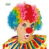 peluca payaso multicolor