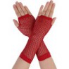 Guantes rejilla rojos