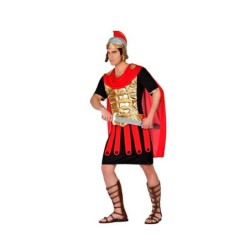 disfraz hombre romano rojo