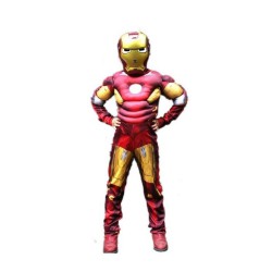 disfraz niño Iron Man musculoso