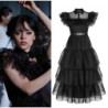 Disfraz niña Miercoles Addams Baile