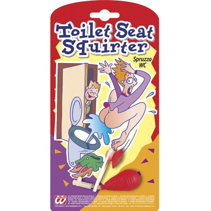 Chorro de agua taza de baño
