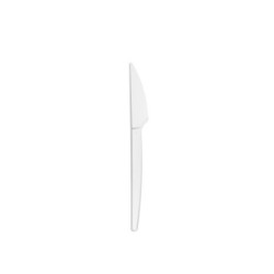 bolsa 100 cuchillos reforzado 19,6 cm. blanco