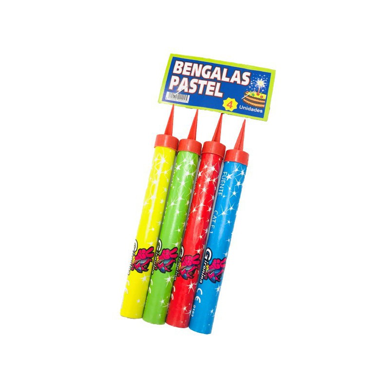 Pack 4 bengala pastel