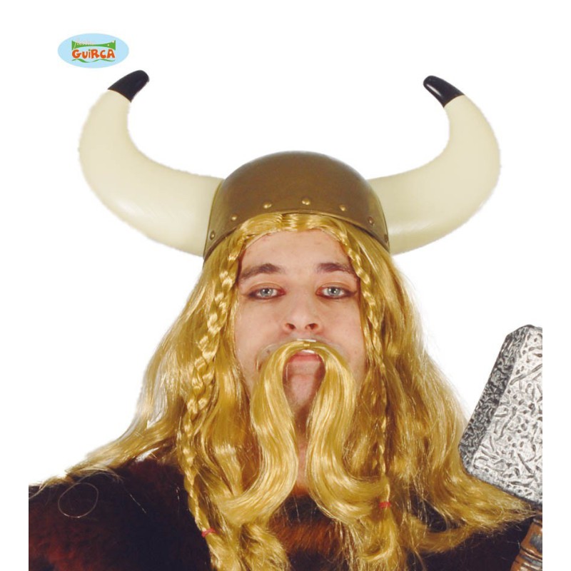 casco vikingo cuernos