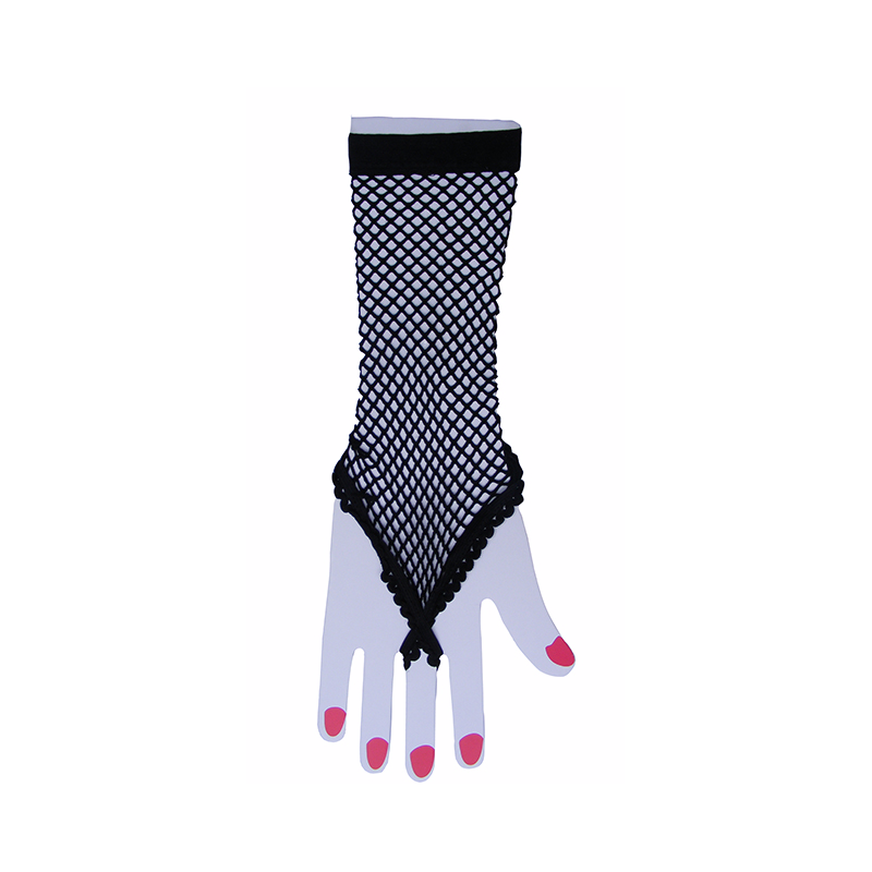 guantes rejilla negro