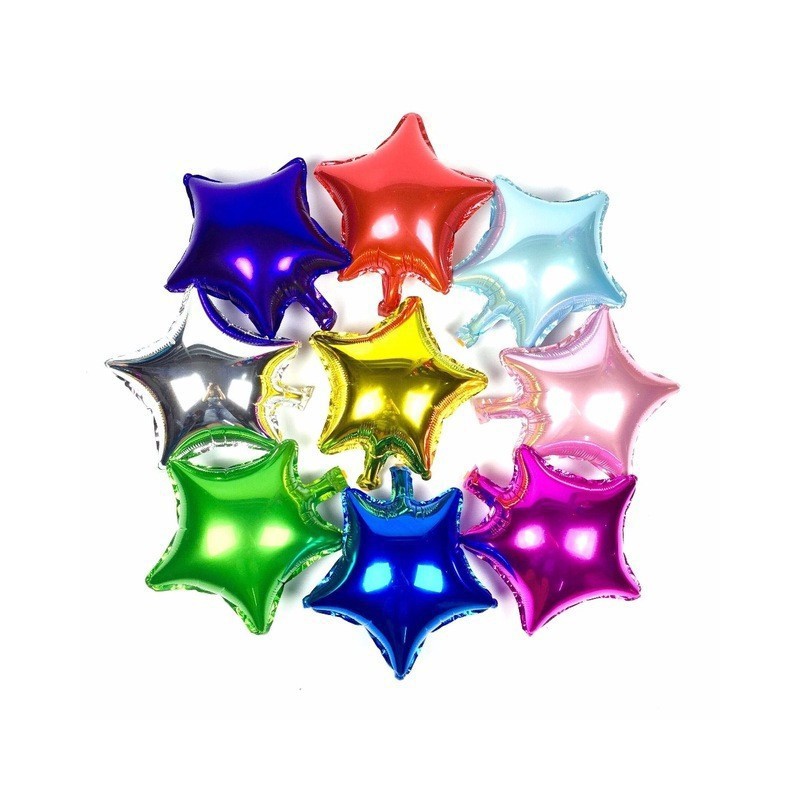 globos estrellas 10 pulgadas colores