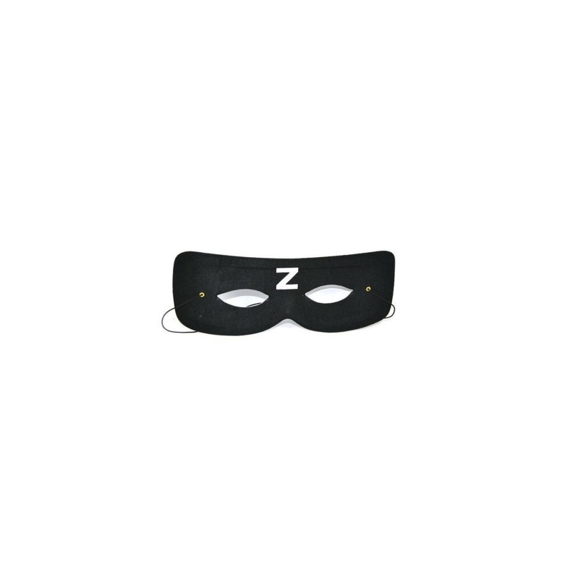 Antifaz negro rectangular