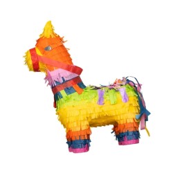 Piñata para romper alpaca arcoiris