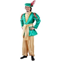 disfraz hombre Paje verde adulto