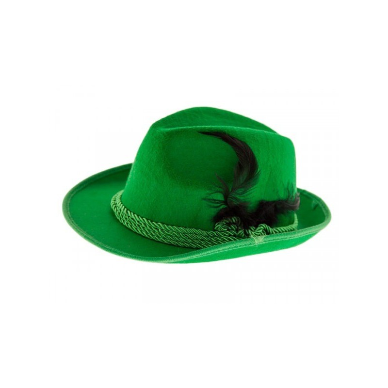 sombrero verde de tiroles