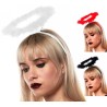 diadema de angel negra, roja o blanca
