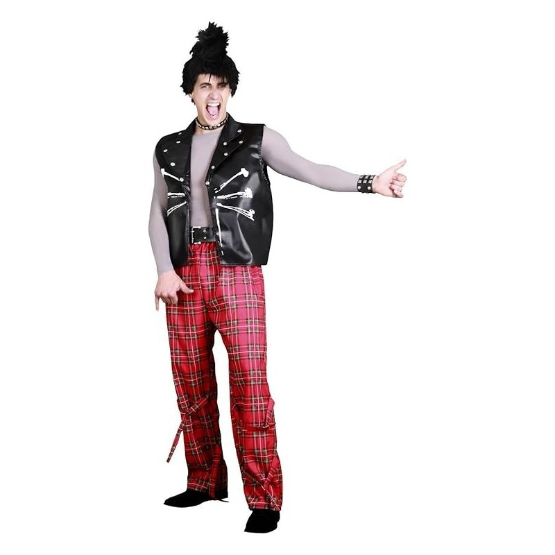 Disfraz hombre chico punk