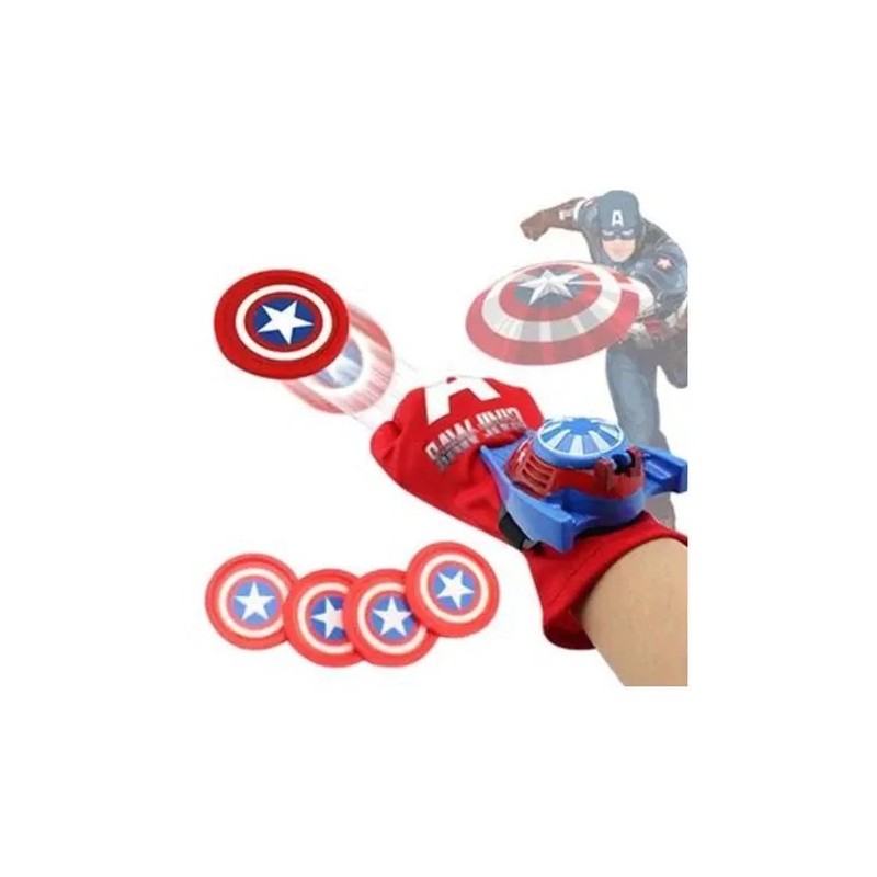 guante lanza discos capitan america