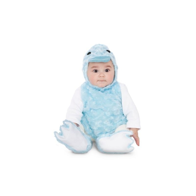 Disfraz bebe patito azul