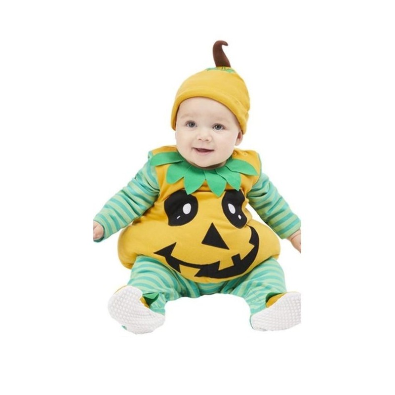 Disfraz bebe calabaza (talla 6-9 meses o talla 9-12 meses)