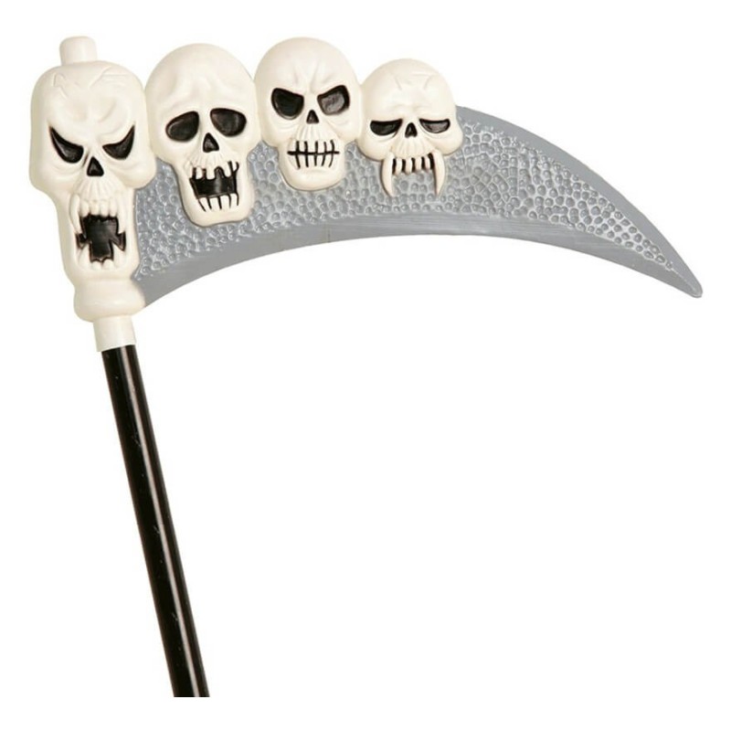 Guadaña con calavera