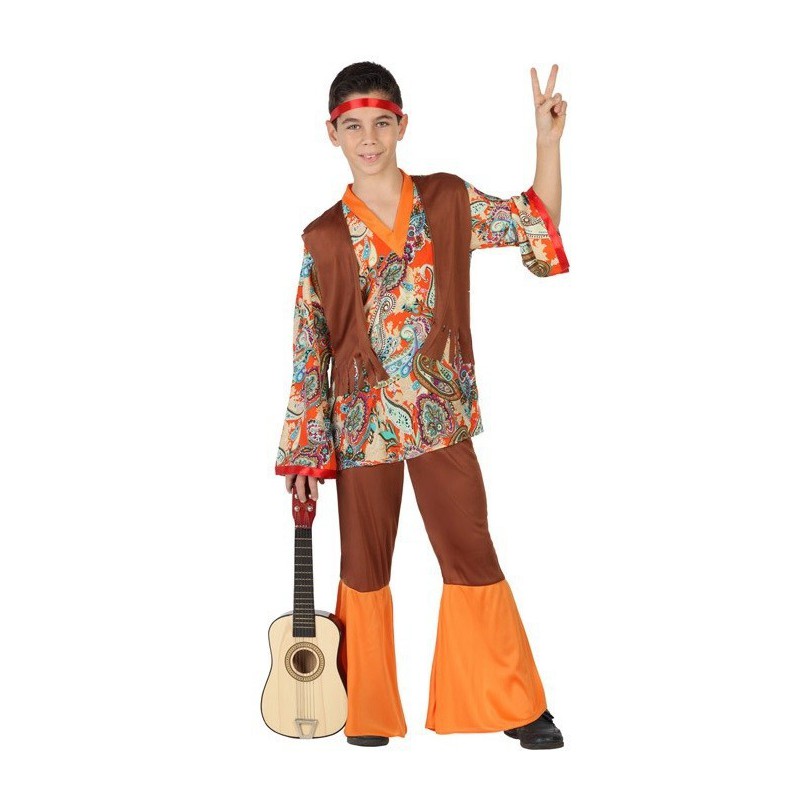 disfraz niño hippie chaleco