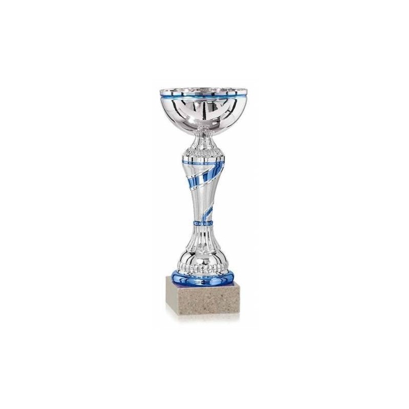 Trofeo plata y azul 1521sb