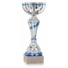 Trofeo plata y azul 1521sb