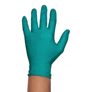 guantes nitrilo verde 6gr