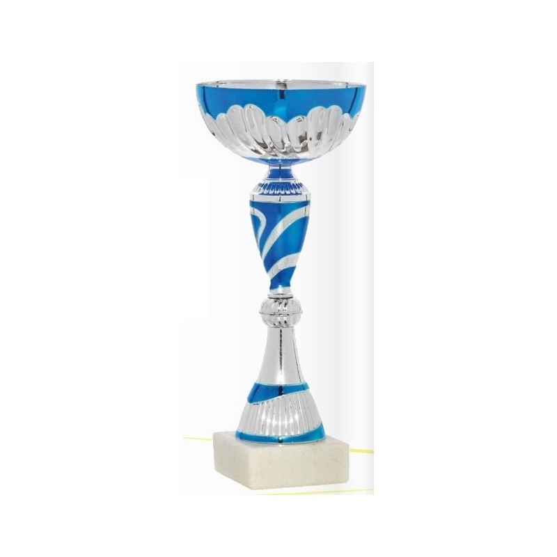 Copa azul ref. 55-1891sb 21 cm