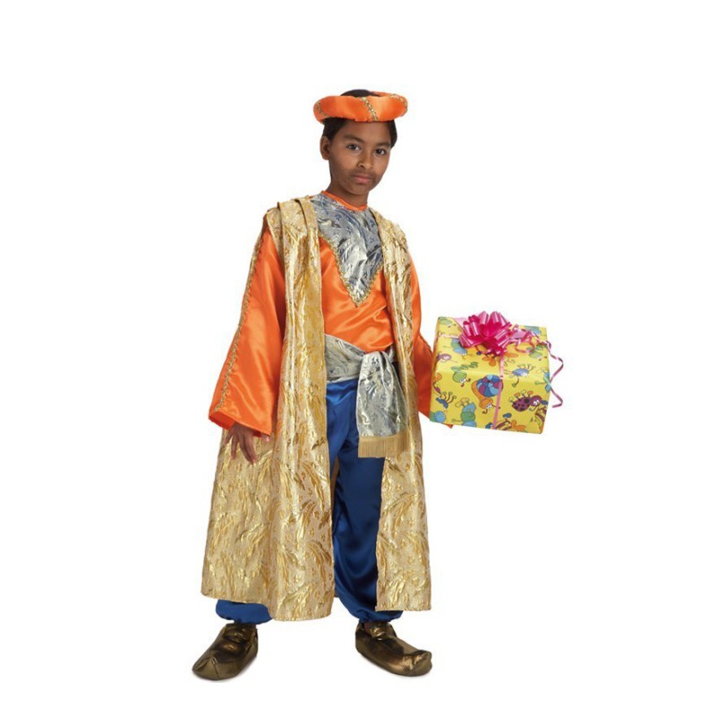 disfraz niño rey mago baltasar lujo