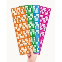 240 Cartones troquelados bingo