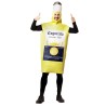 Disfraz botellin cerveza cogorcita