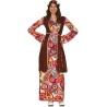 Disfraz mujer hippie vestido largo