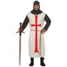 Disfraz hombre templario blanco
