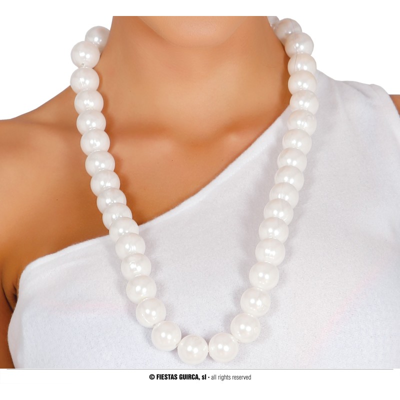Collar perlas grandes