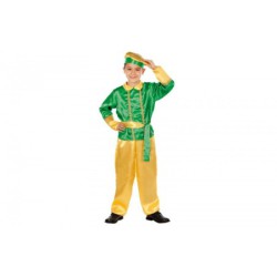 Disfraz niño paje rey verde