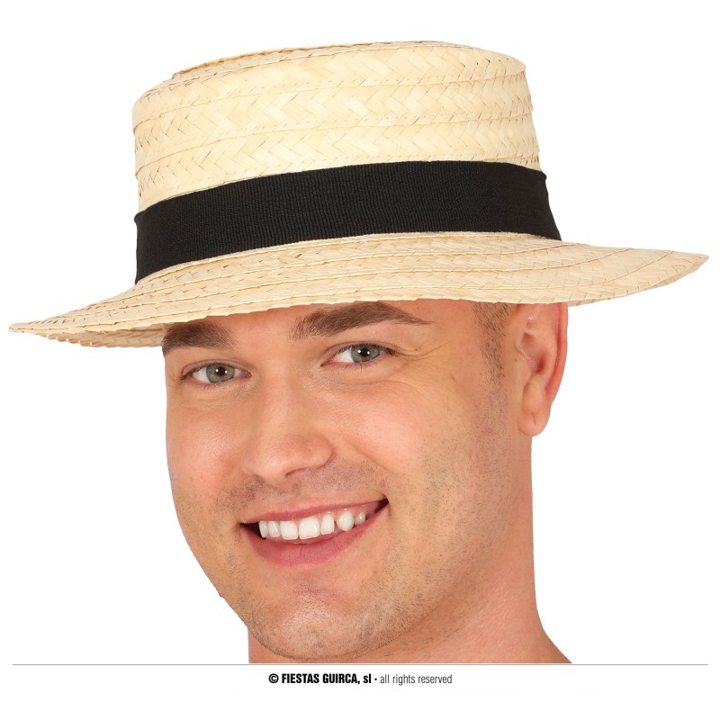 Sombrero de paja canoutier
