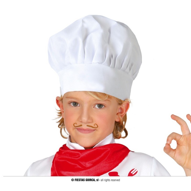 Gorro cocinero infantil tela
