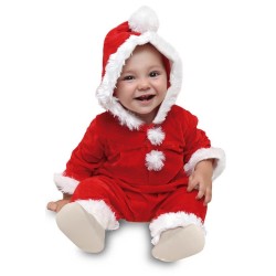 Disfraz bebe mono papa noel