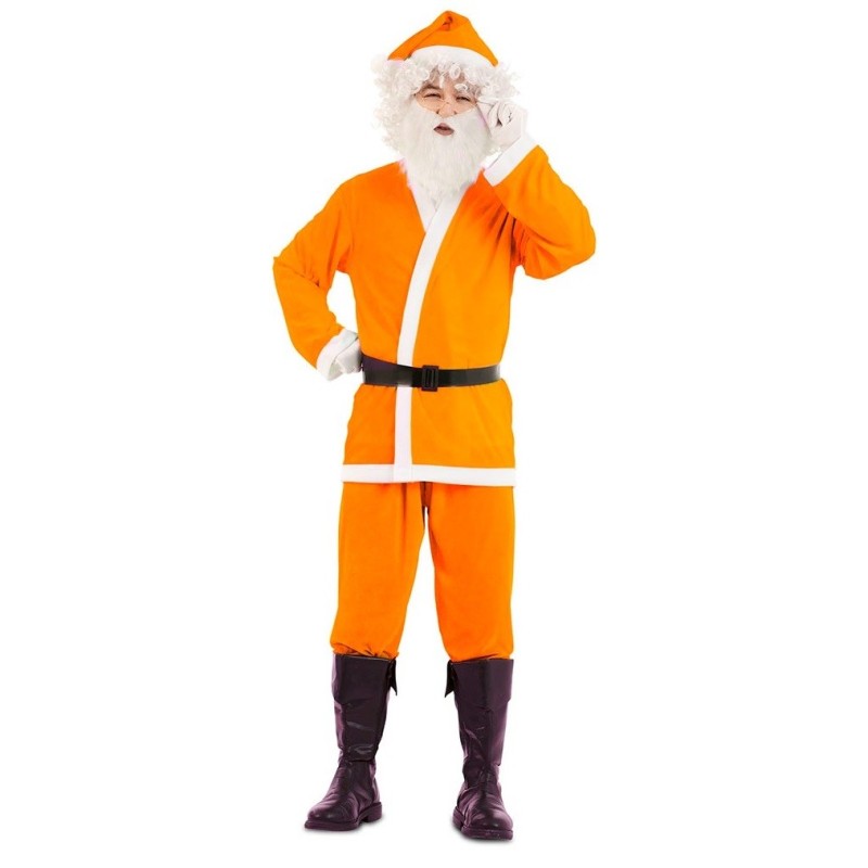 Disfraz papa noel naranja