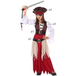 Disfraz niña de pirata