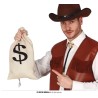bolsa tela con dinero cowboy 42x22 cms