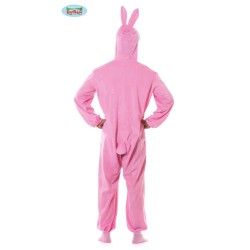 Disfraz hombre conejo rosa