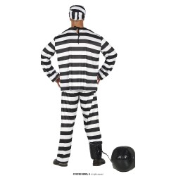 disfraz hombre preso blanco