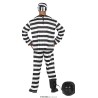 disfraz hombre preso blanco