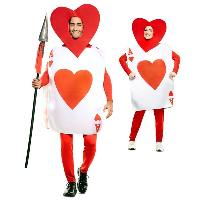 Disfraz hombre As de corazones