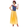 Disfraz mujer de blancanieves largo.
