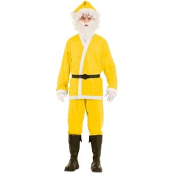 Disfraz hombre papa noel amarillo