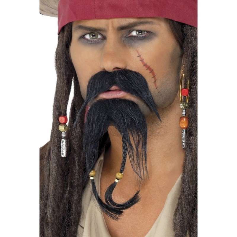 Bigote y perilla pirata