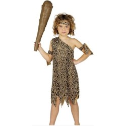 Disfraz niño troglodita marron