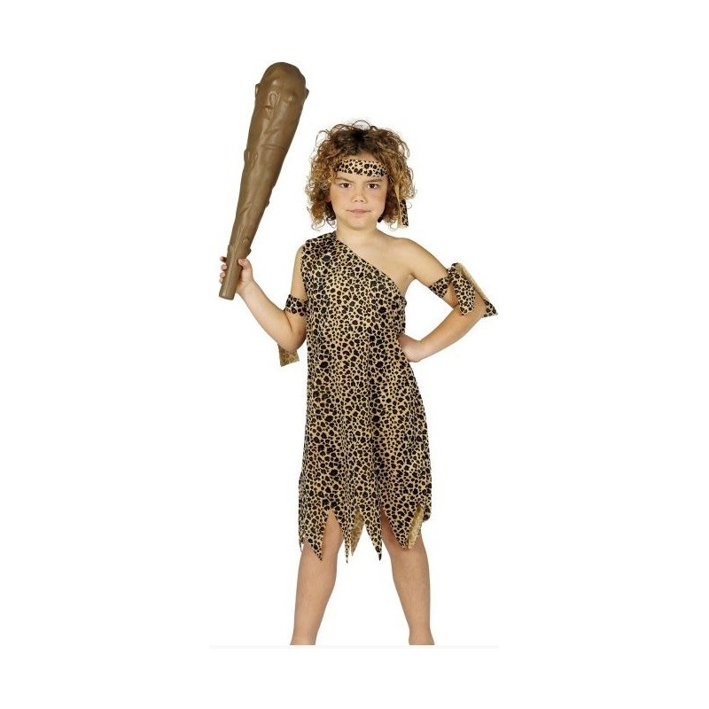 Disfraz niño troglodita marron