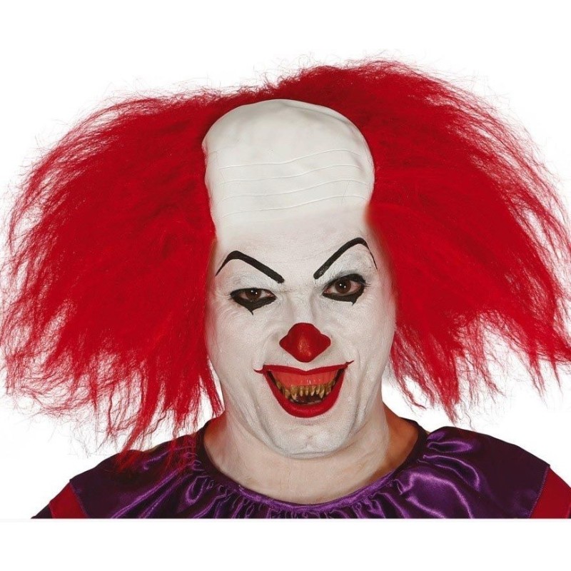 Calva con pelo payaso