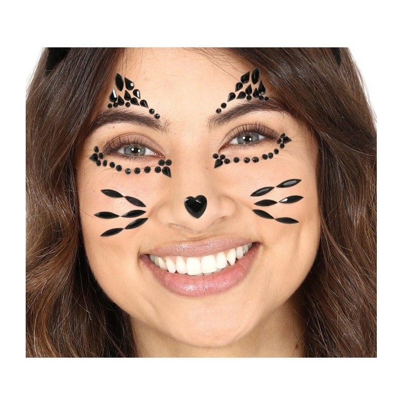 Joyas faciales de gatita